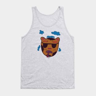 Smoking Honey Bear Tank Top